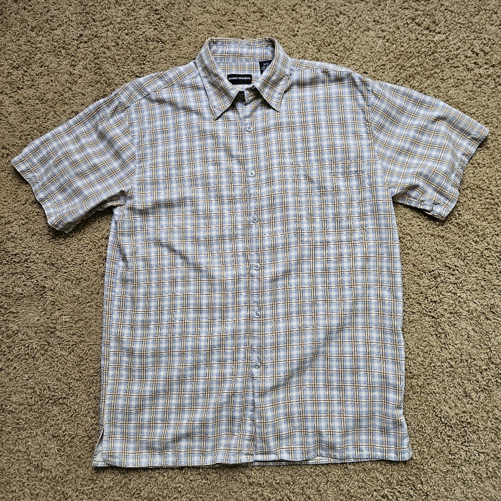 Michael Brandon Men's Shirt 100% silk